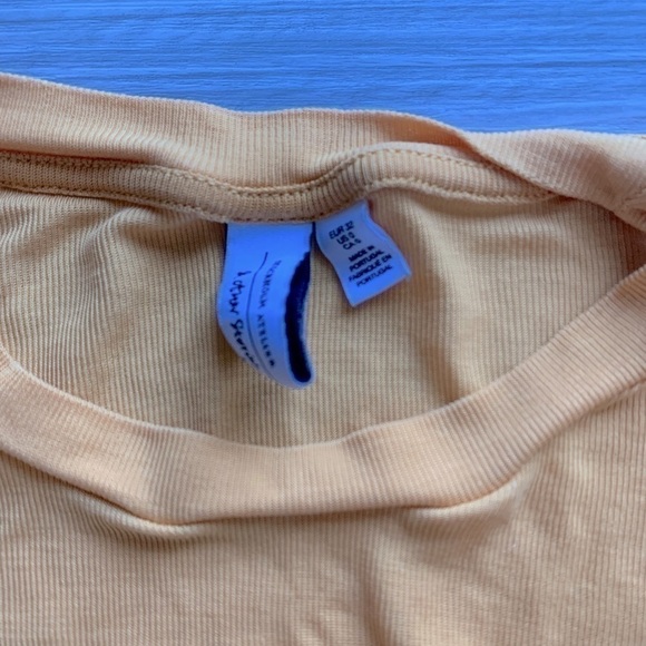 & OTHER STORIES gold long sleeve tee shirt size 0 - Picture 4 of 13